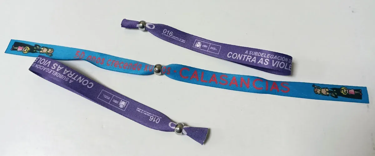 pulseras impresas para eventos