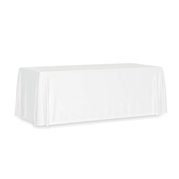 Mantel rectangular grande blanco para personalizar